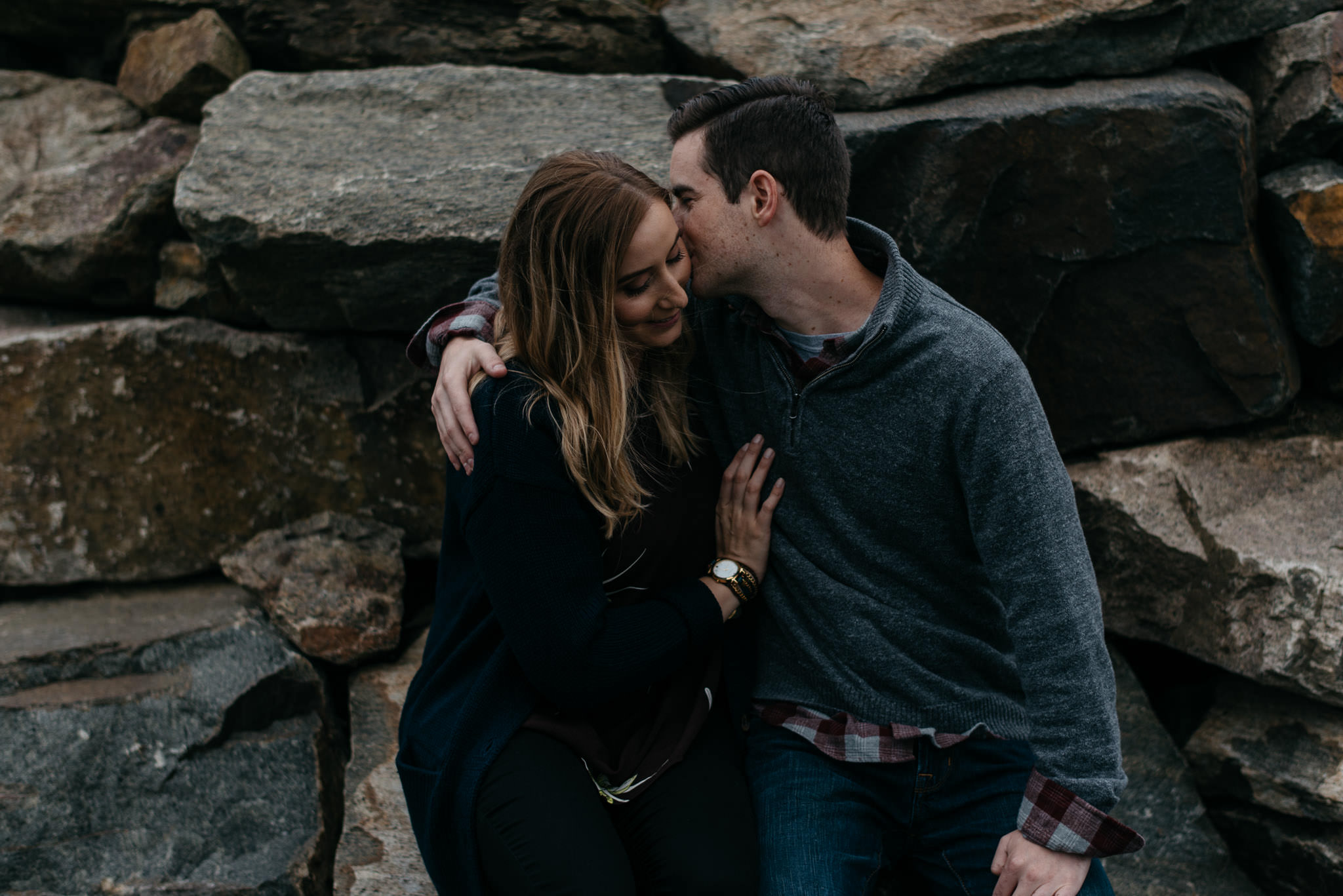 lake george engagement