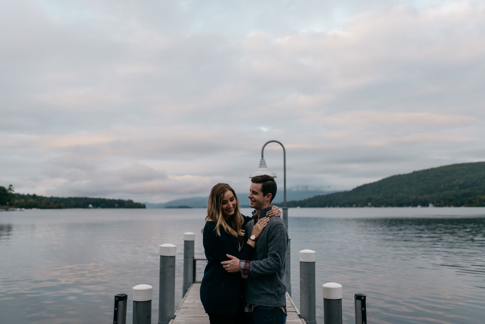 lake george engagement