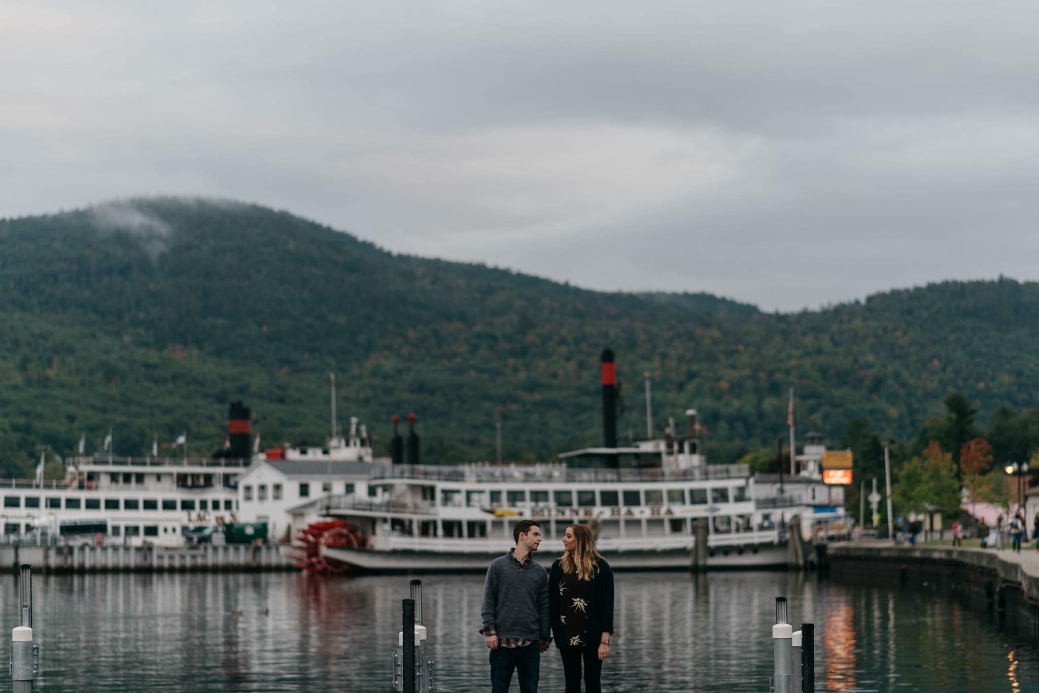 lake george engagement