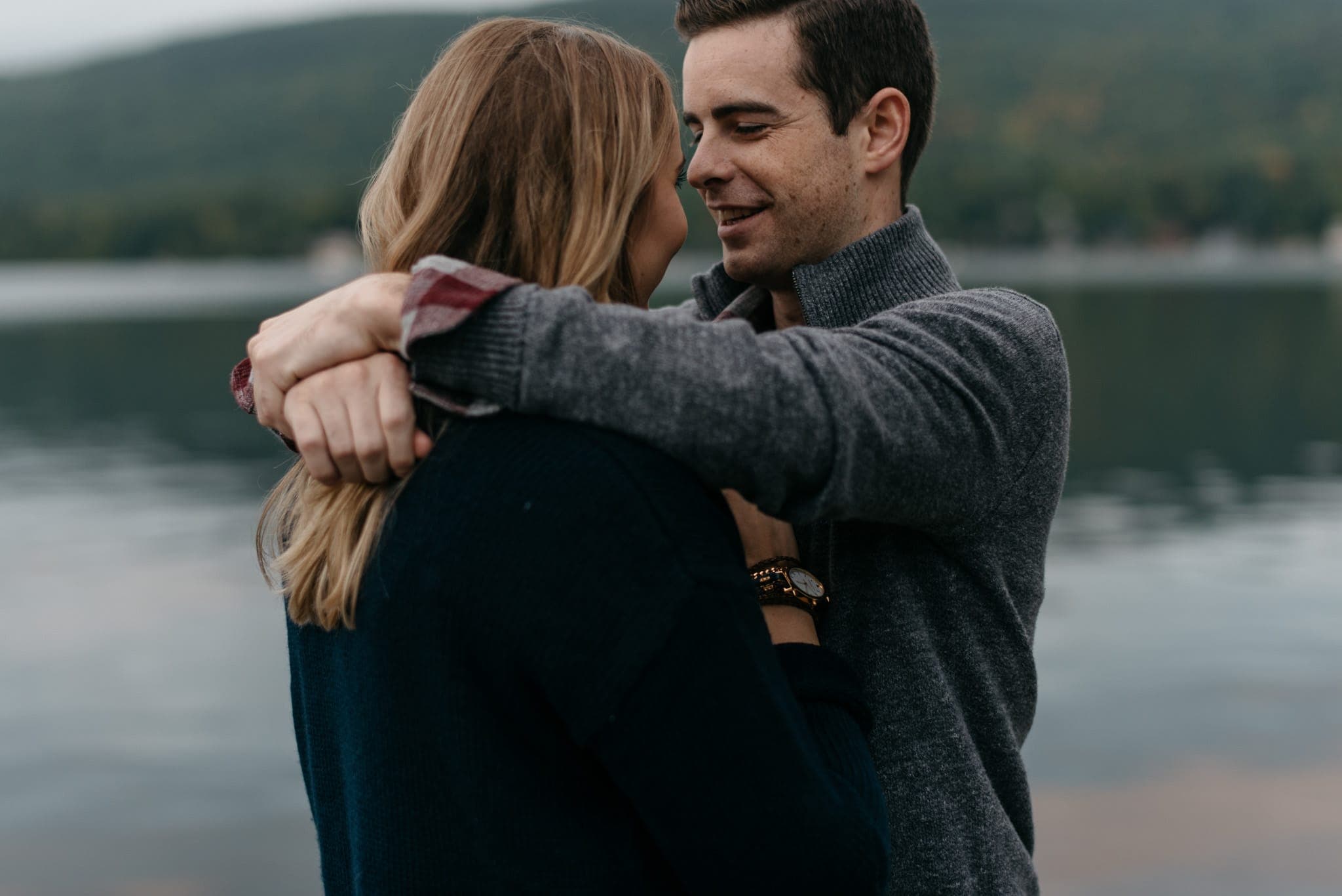 lake george engagement