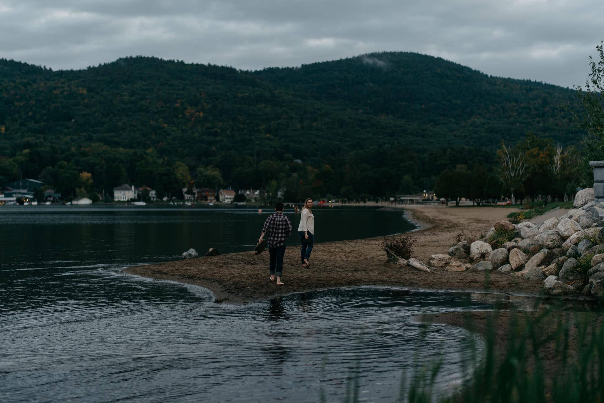 lake george engagement