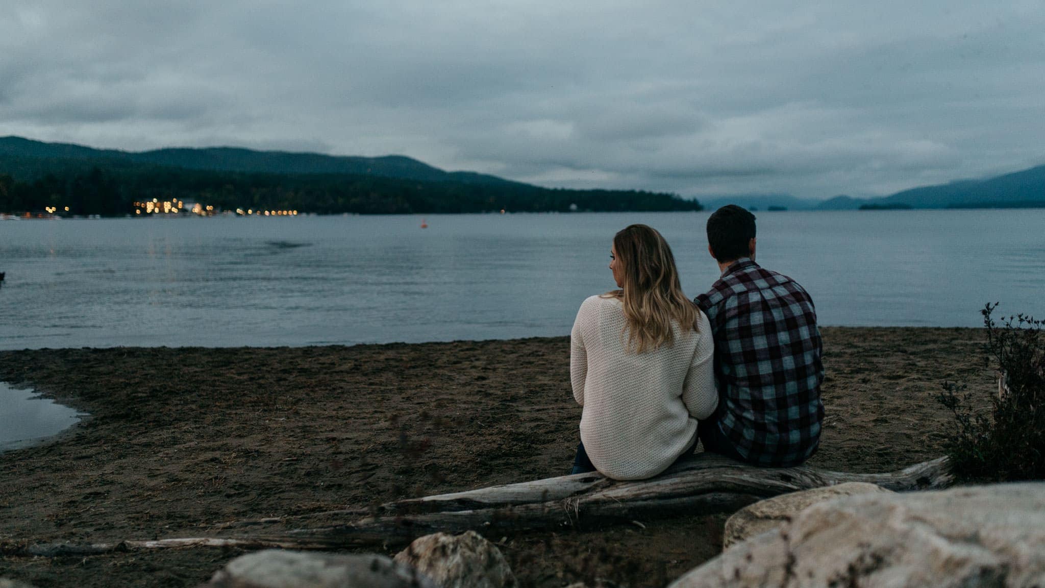 lake george engagement