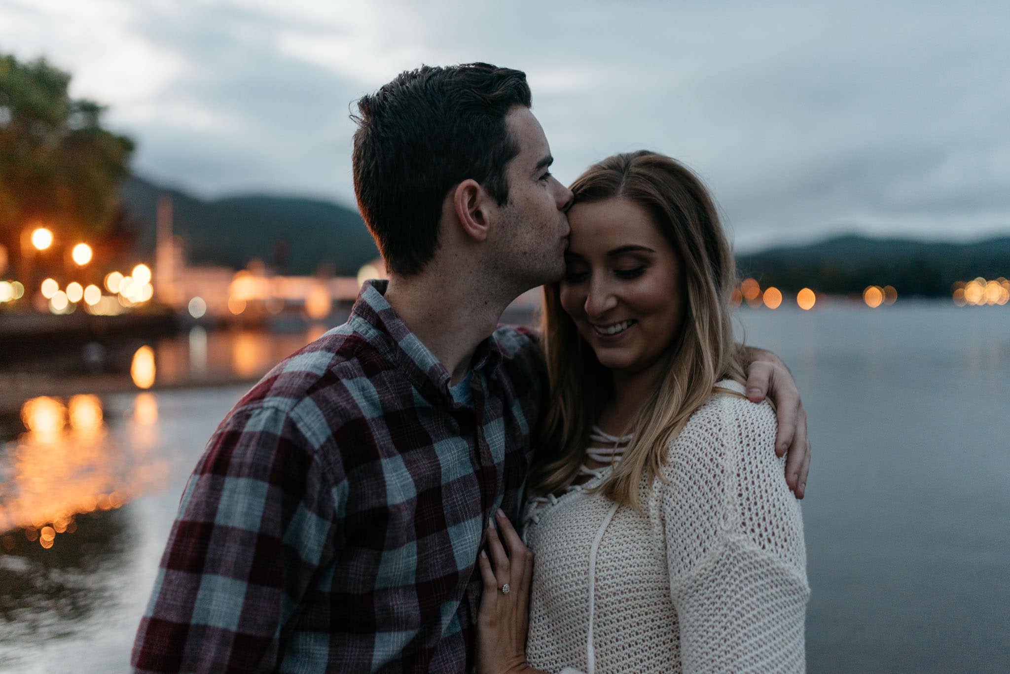 lake george engagement