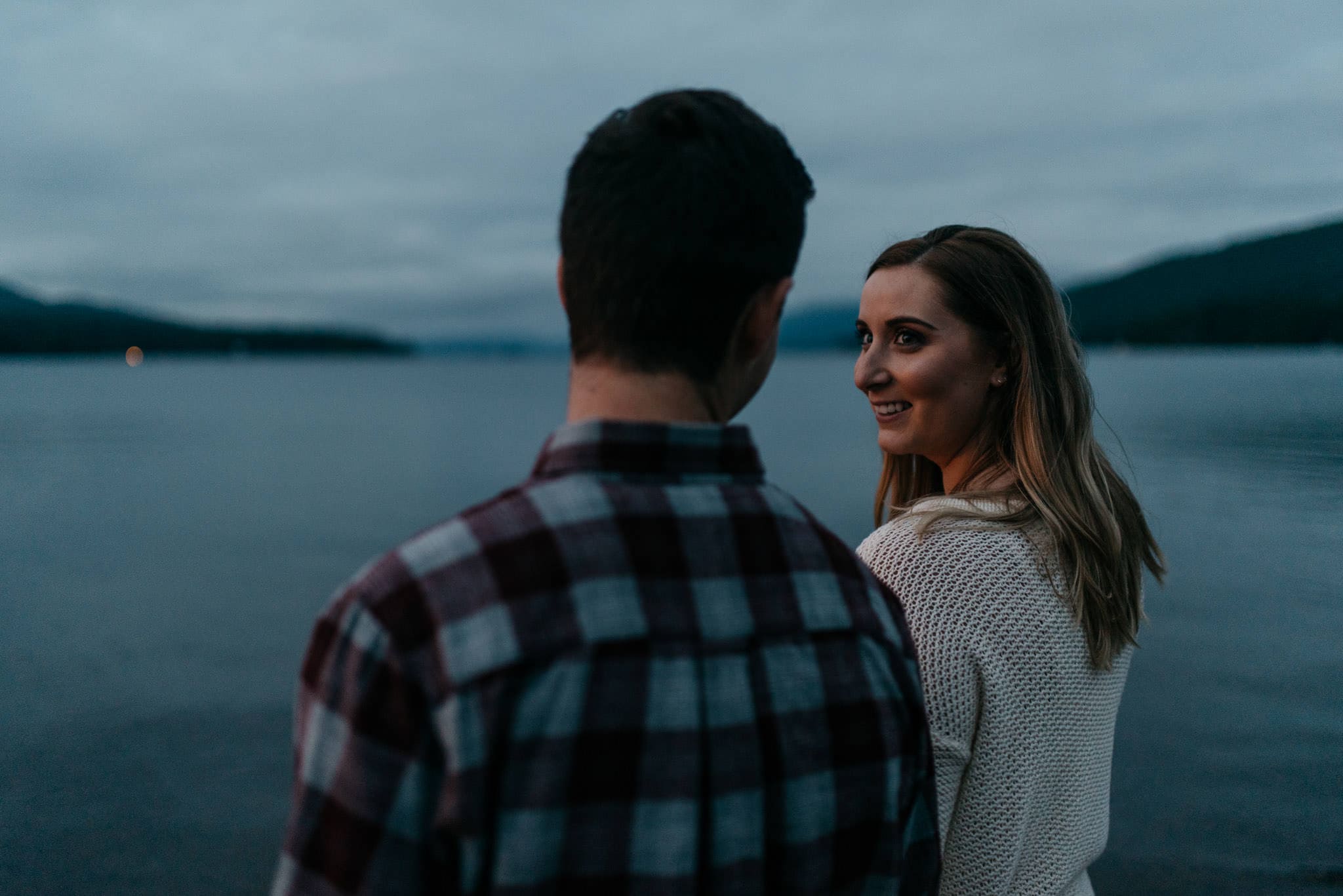 lake george engagement