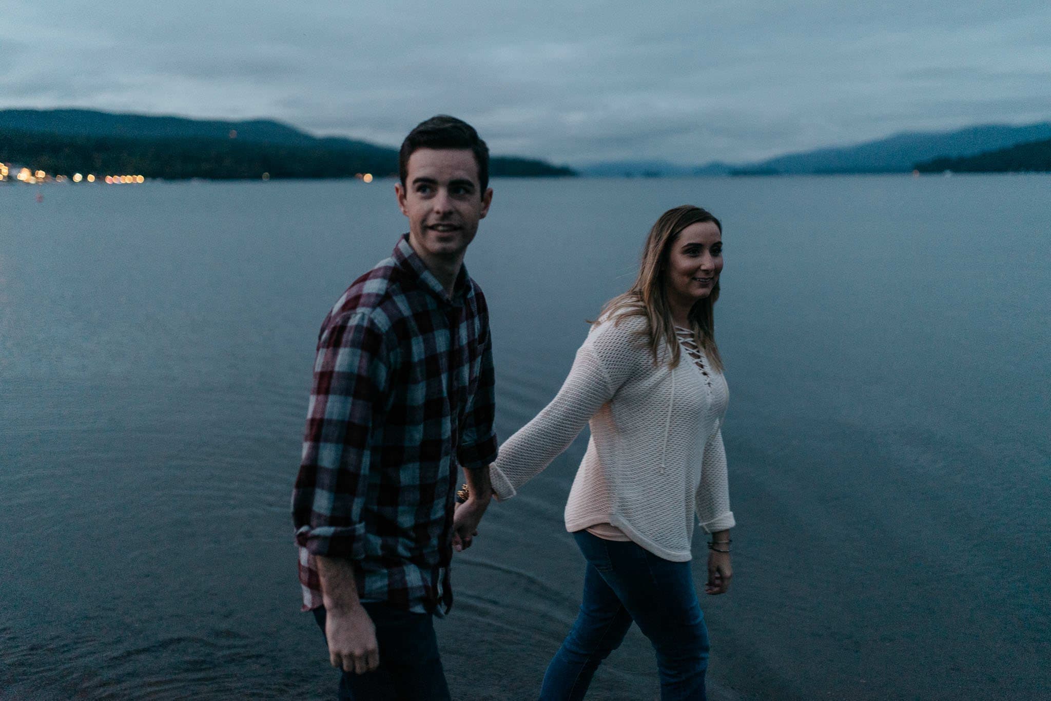 lake george engagement