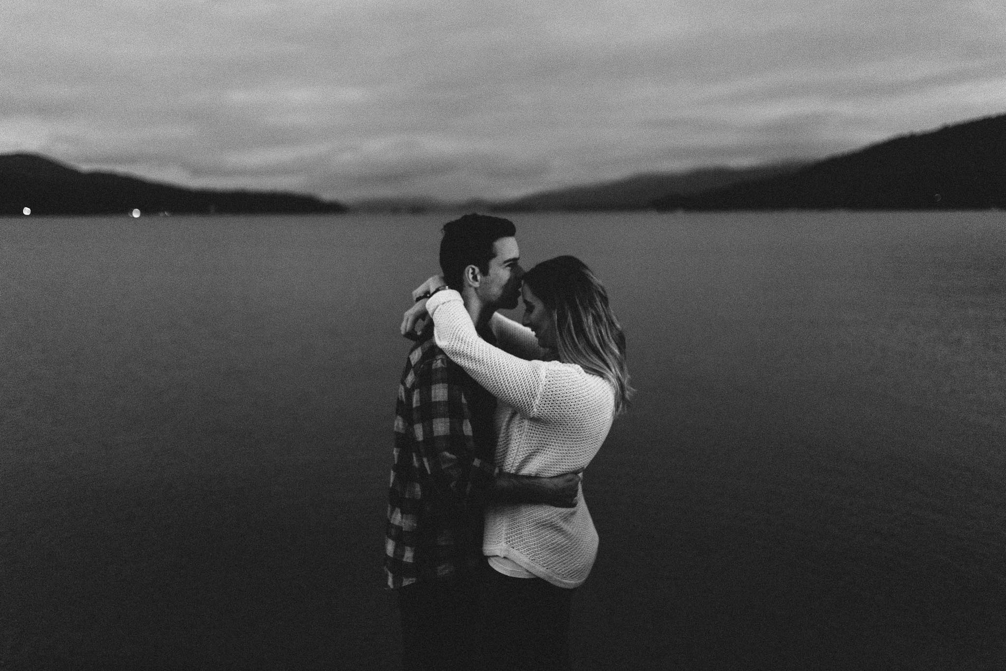 lake george engagement