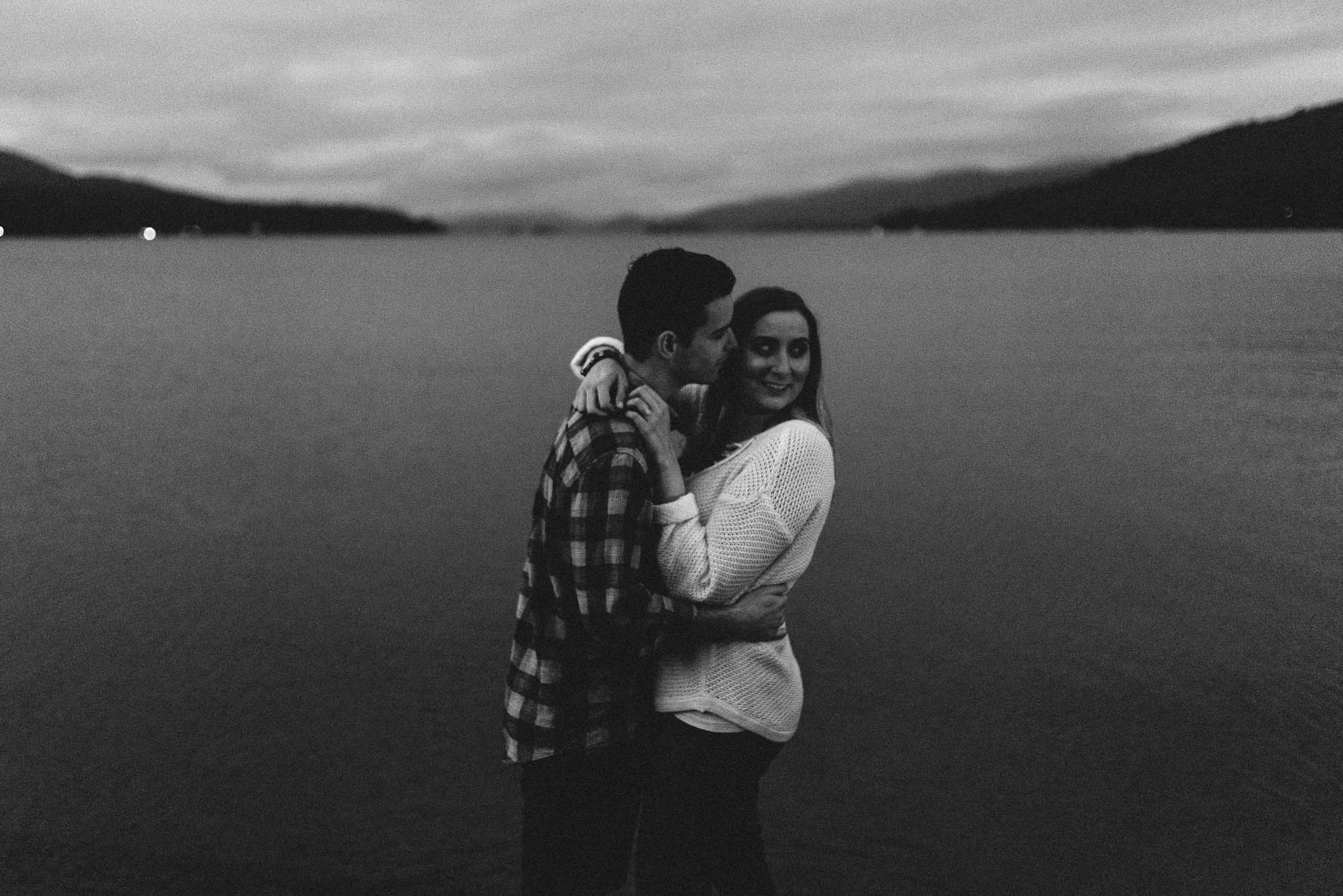 lake george engagement