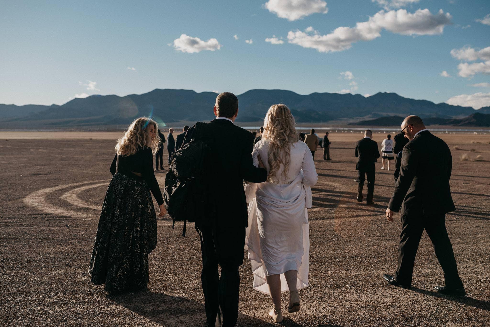 el dorado dry lake bed wedding