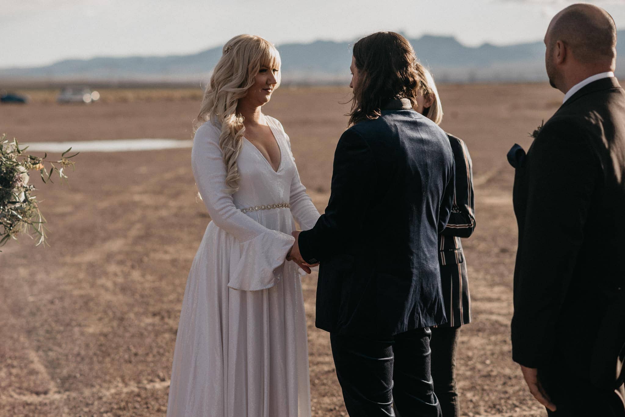 el dorado dry lake bed wedding