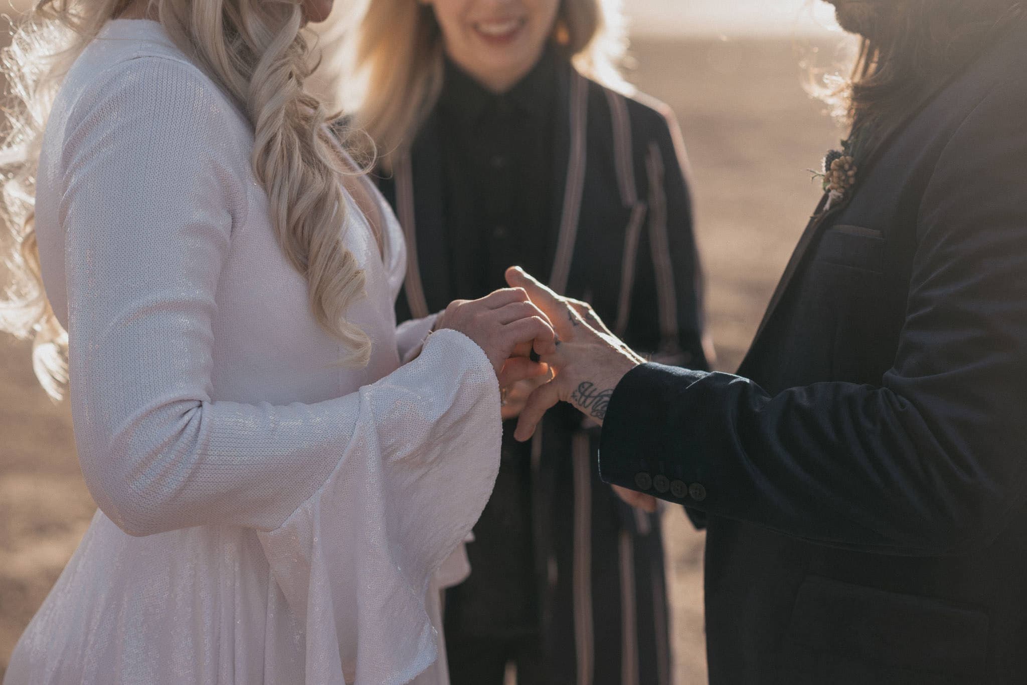 el dorado dry lake bed wedding