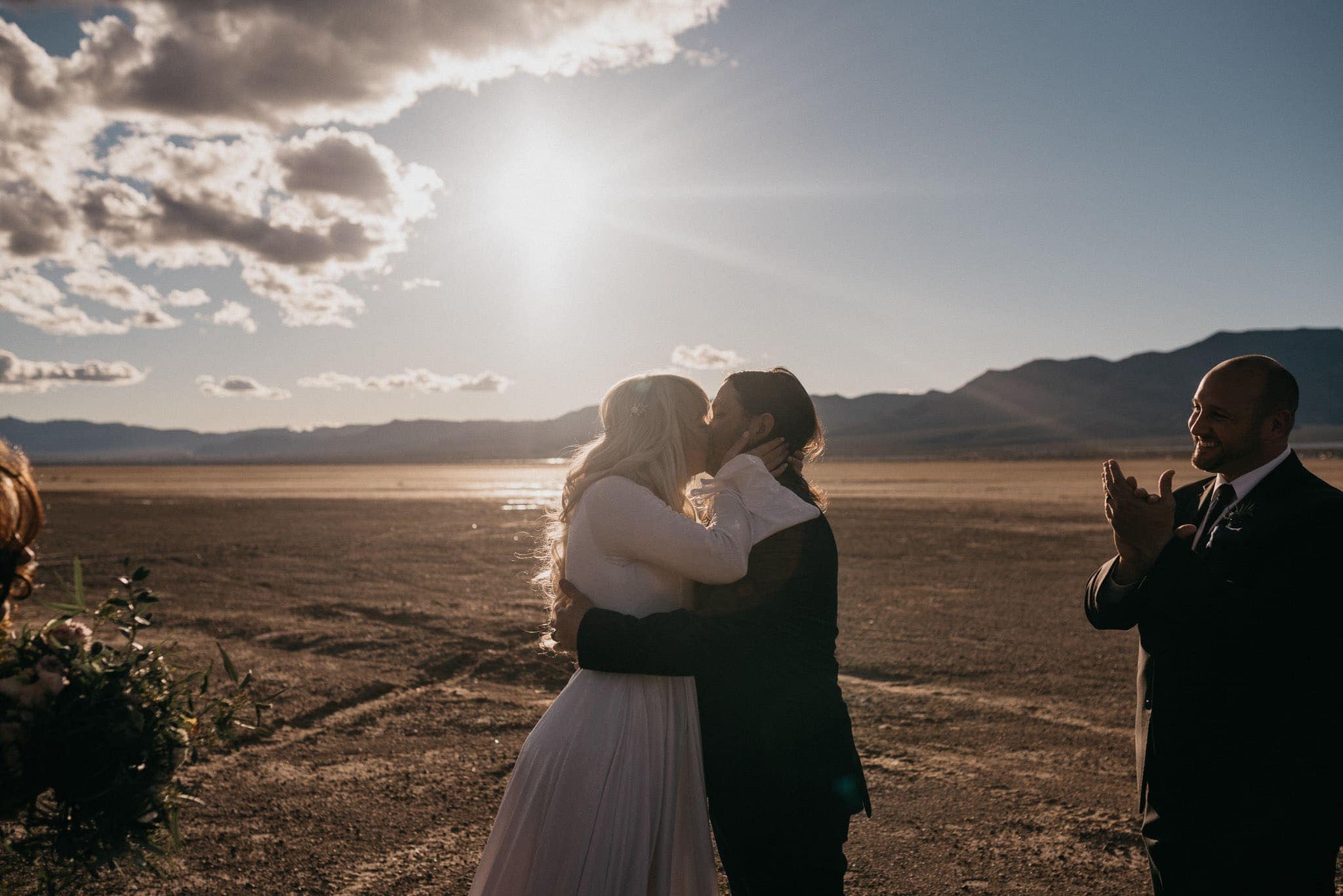 el dorado dry lake bed wedding