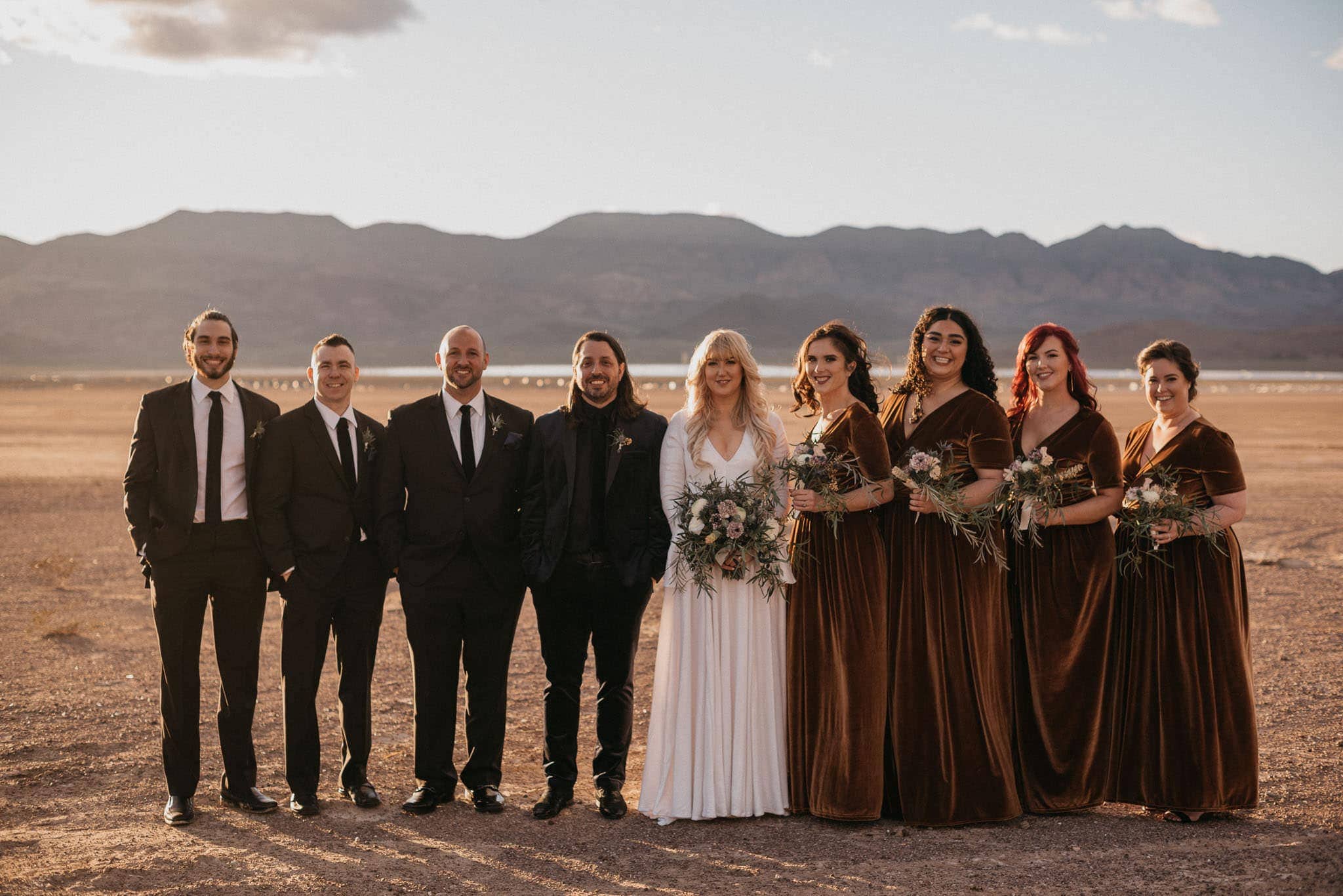 el dorado dry lake bed wedding