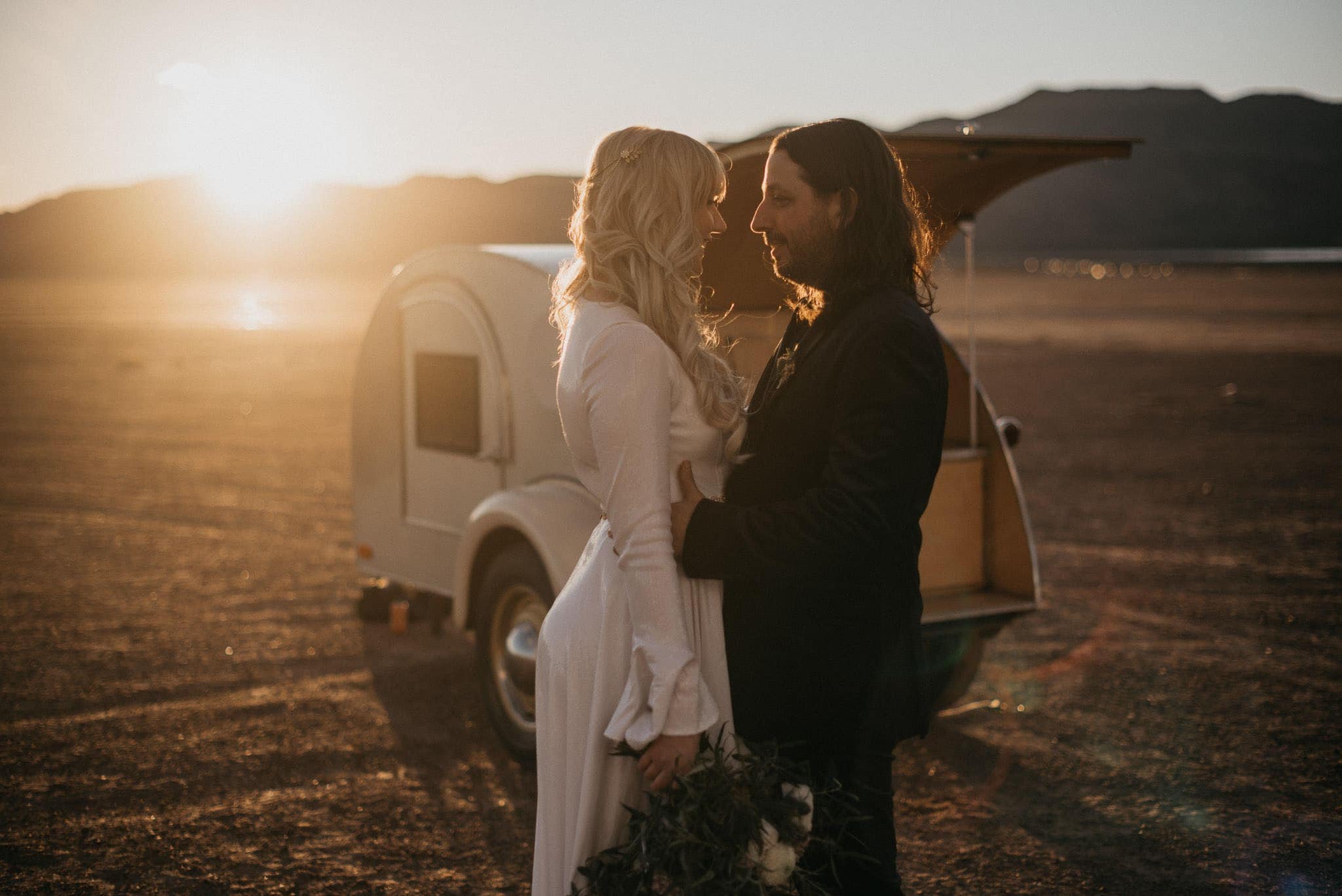 el dorado dry lake bed wedding