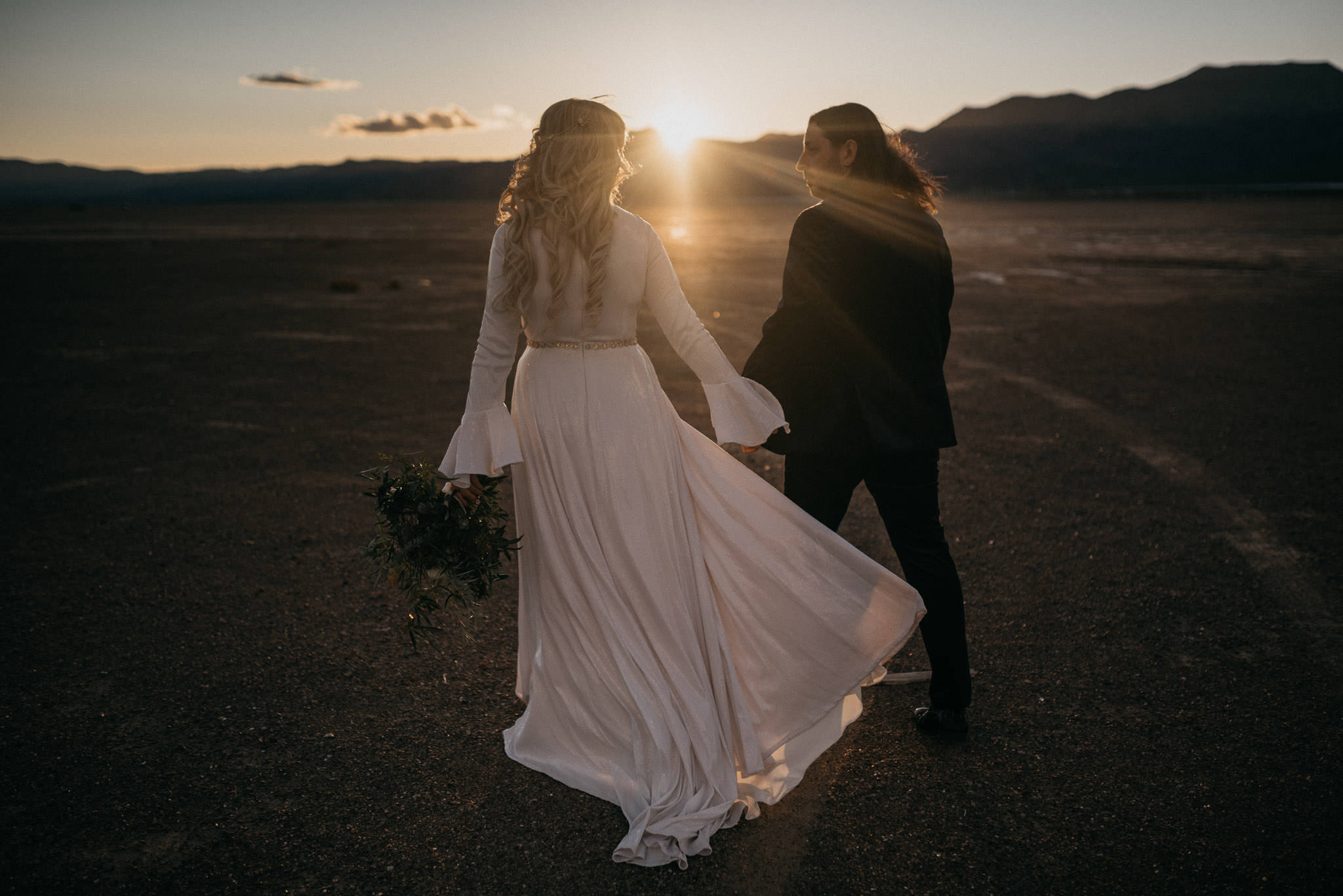 el dorado dry lake bed wedding