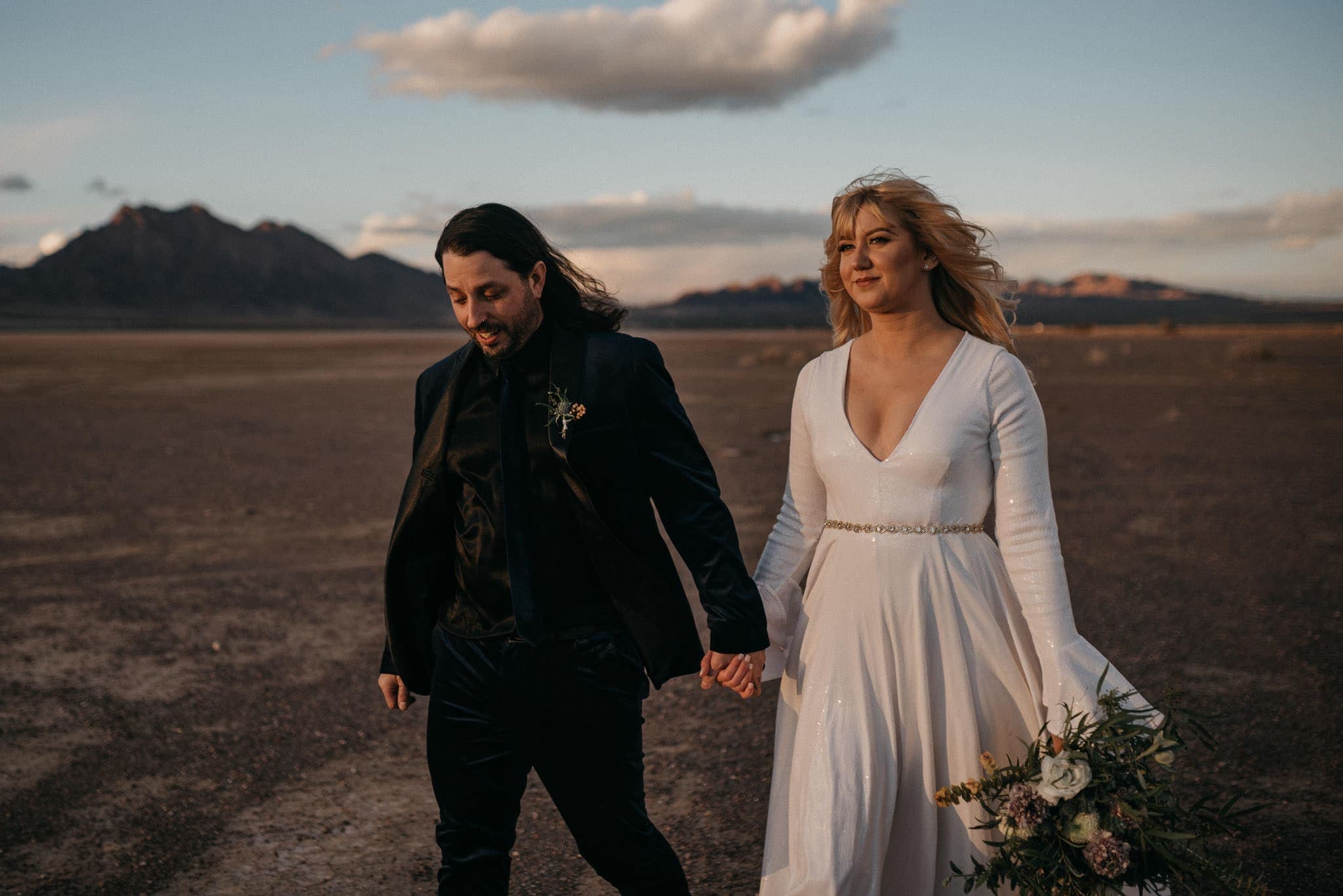 el dorado dry lake bed wedding