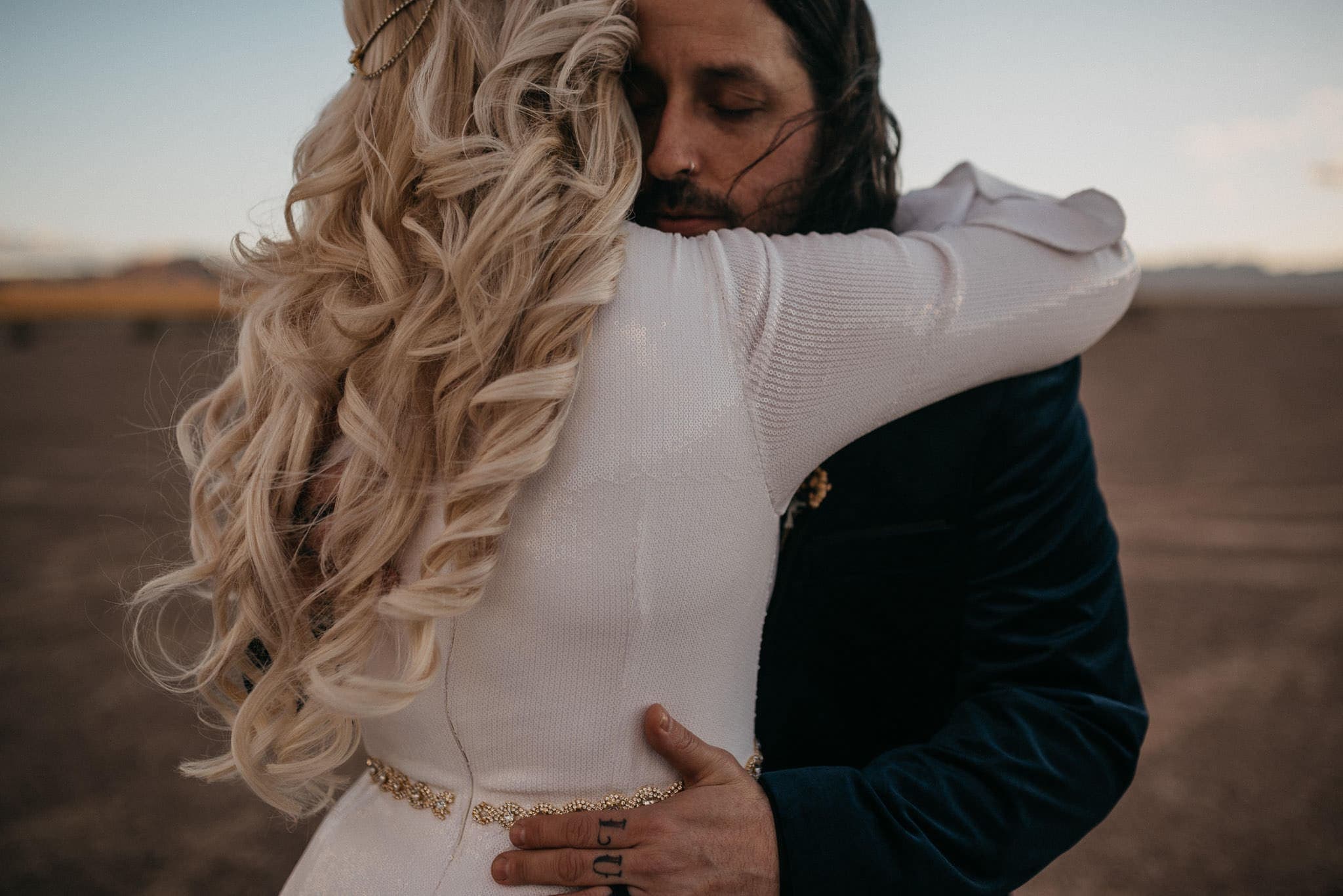 el dorado dry lake bed wedding