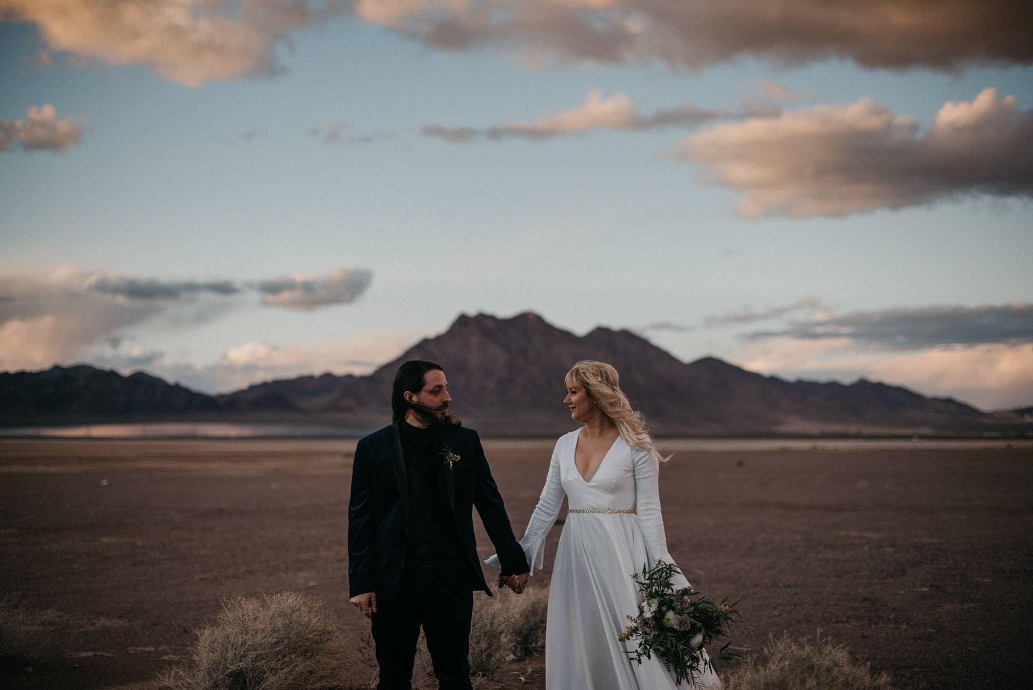 el dorado dry lake bed wedding