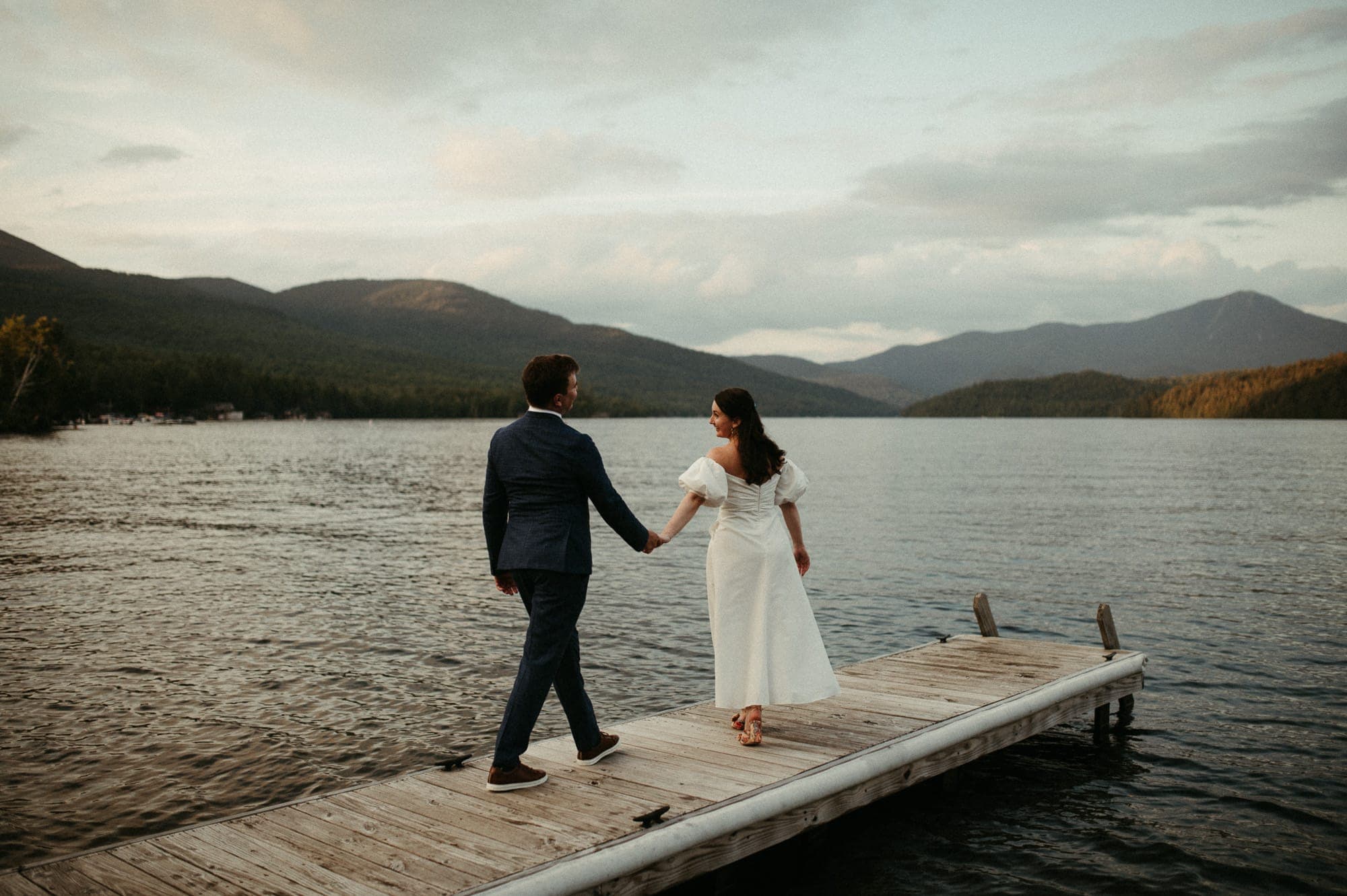 Alexa & Austin’s Lake Placid Lodge Elopement