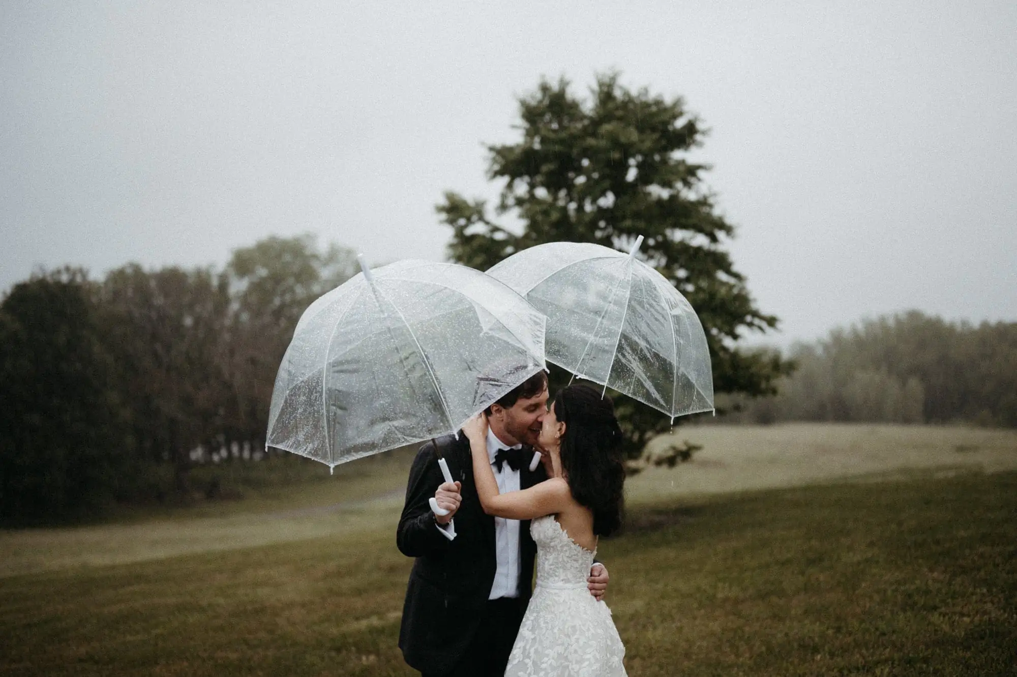 Why Couples End Up Loving Their Rainy Day Wedding Photos