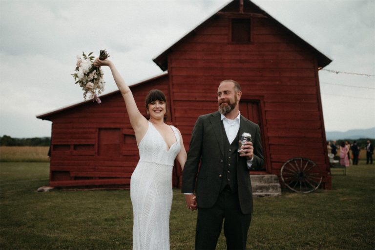 Alissa & Rob’s Red Rooster Barn Hudson Wedding