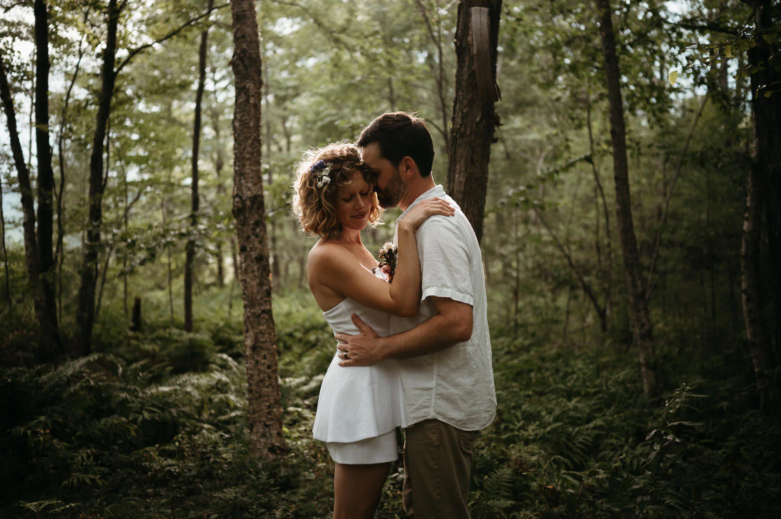 Kristina & Kyle’s Wintergreen Lake Elopement