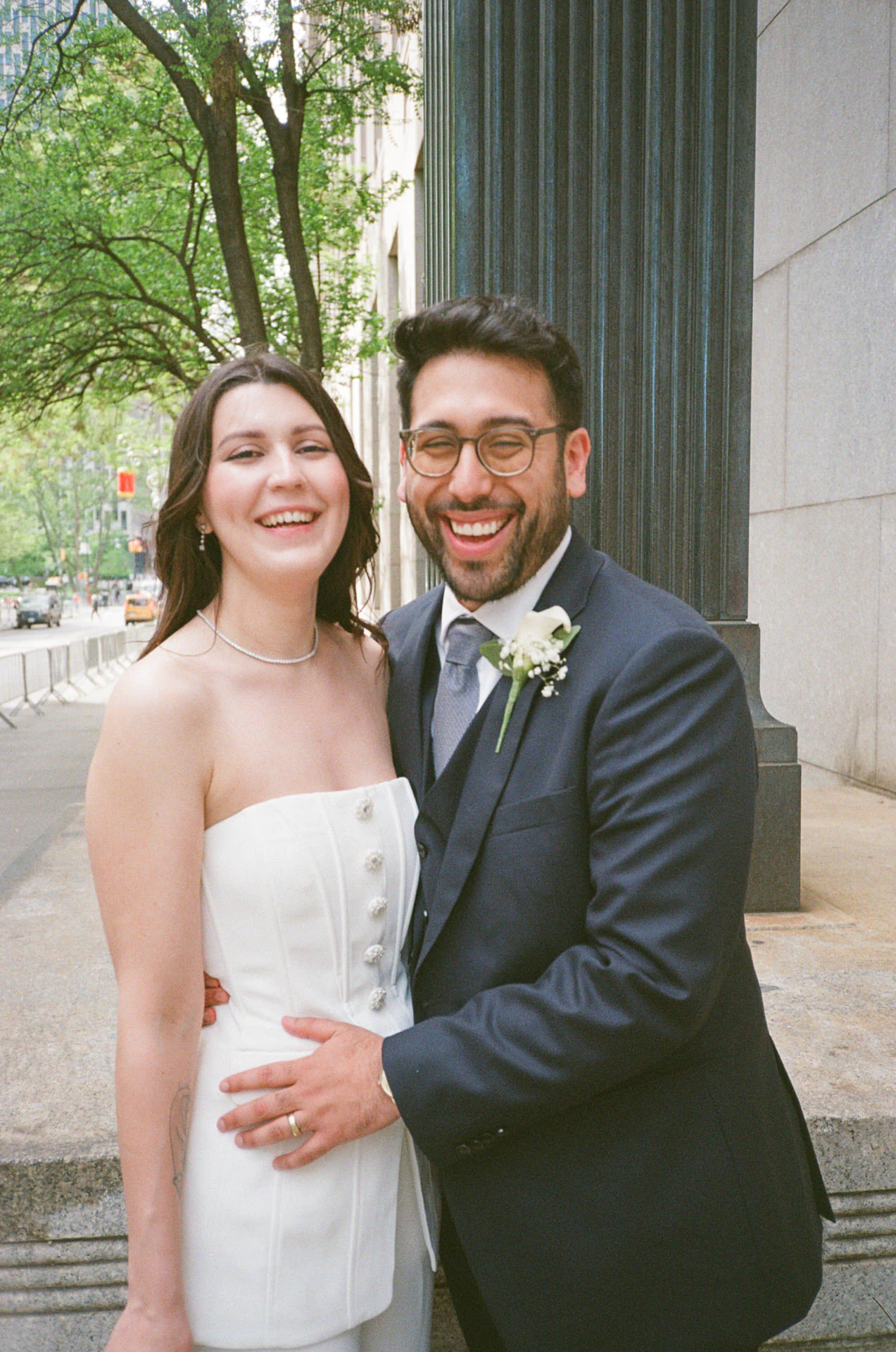 Summer NYC City Hall Elopement (On Film)