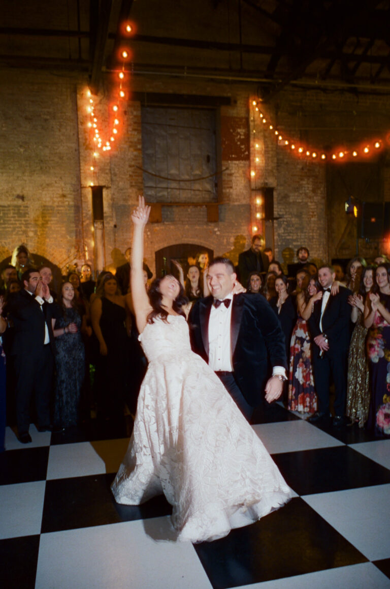 Winter Wedding at Basilica Hudson (on film)