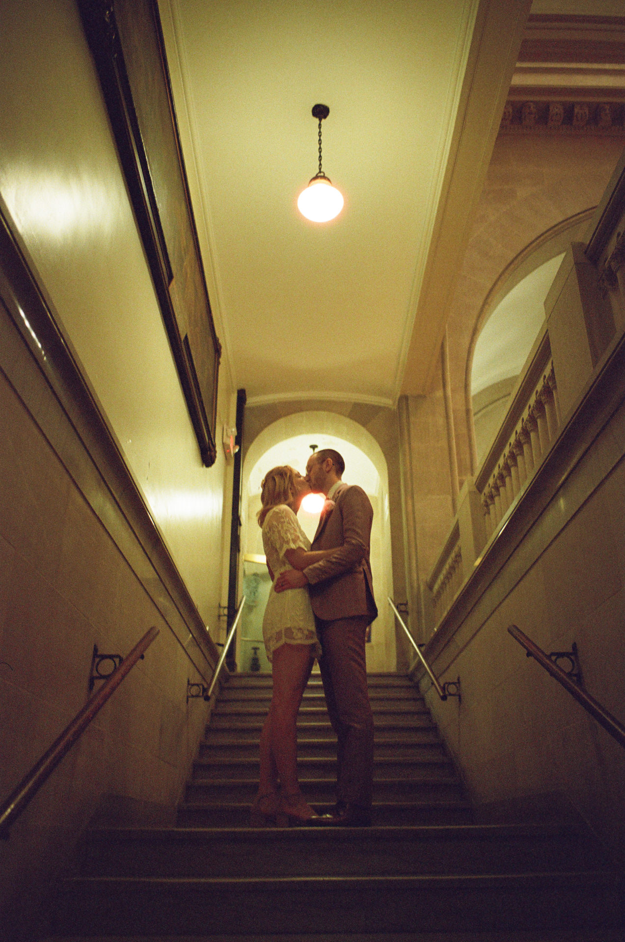 Brittany & Matt’s Albany City Hall Elopement (on film)
